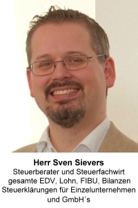 Steuerberater und Steuerfachwirt Herr Sven Sievers